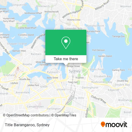 How to Get to Title Barangaroo by Bus, Train, Light Rail or Metro?
