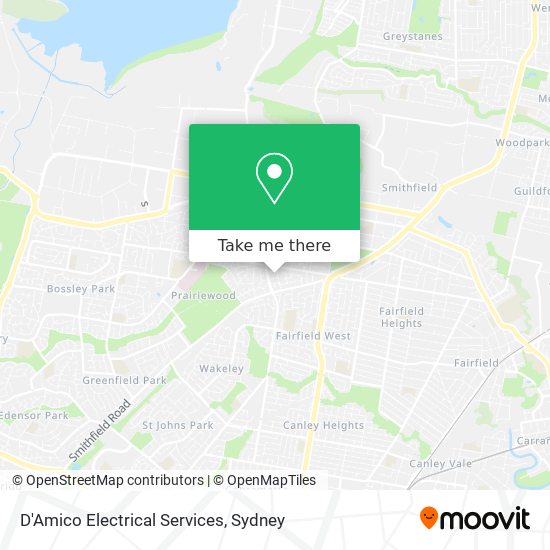 D'Amico Electrical Services map