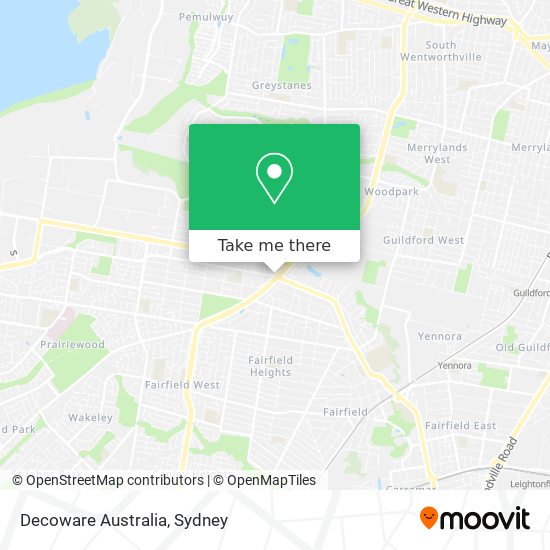 Decoware Australia map