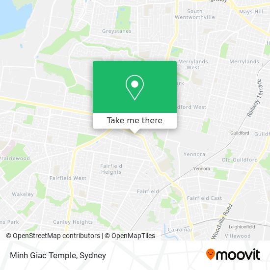 Minh Giac Temple map