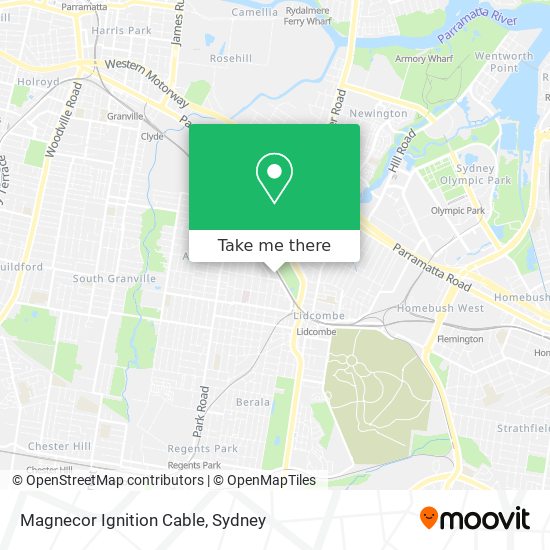 Magnecor Ignition Cable map