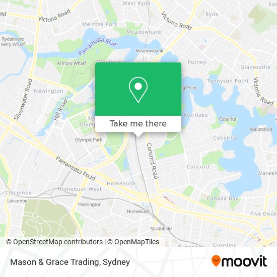 Mapa Mason & Grace Trading