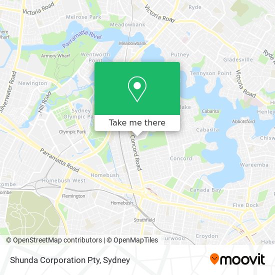 Shunda Corporation Pty map