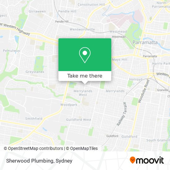 Sherwood Plumbing map