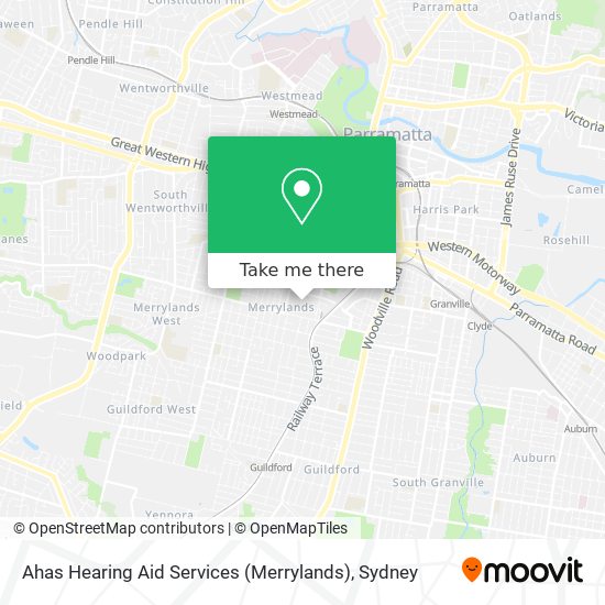 Ahas Hearing Aid Services (Merrylands) map