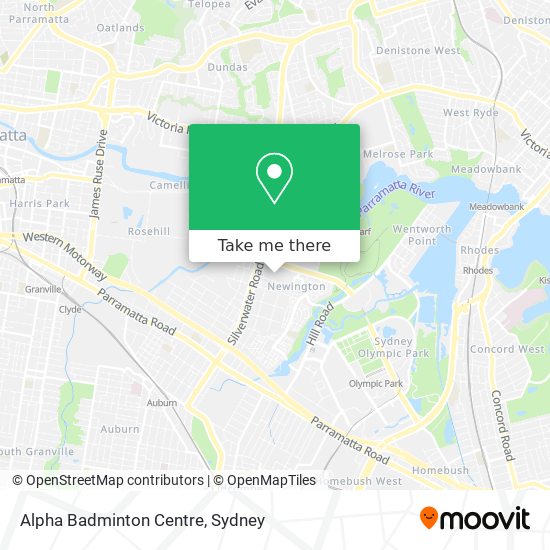 Alpha Badminton Centre map