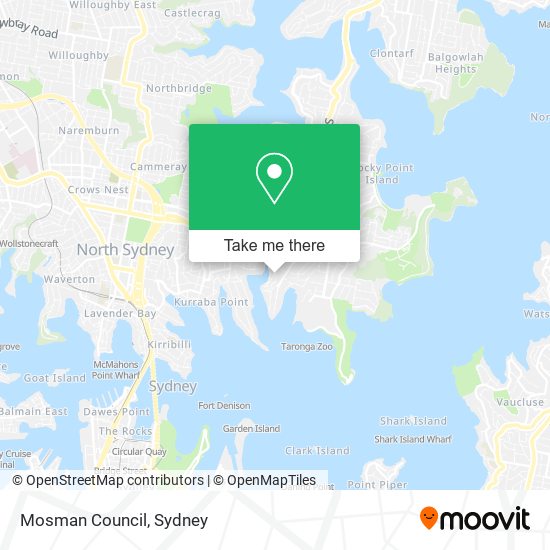 Mosman Council map