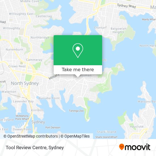 Tool Review Centre map