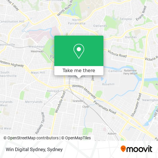 Mapa Win Digital Sydney