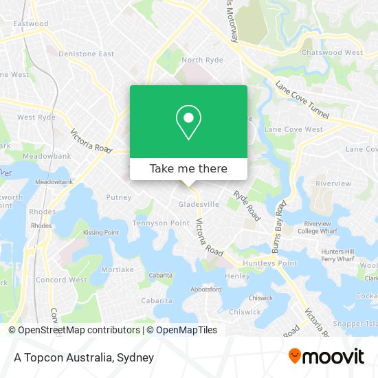 A Topcon Australia map