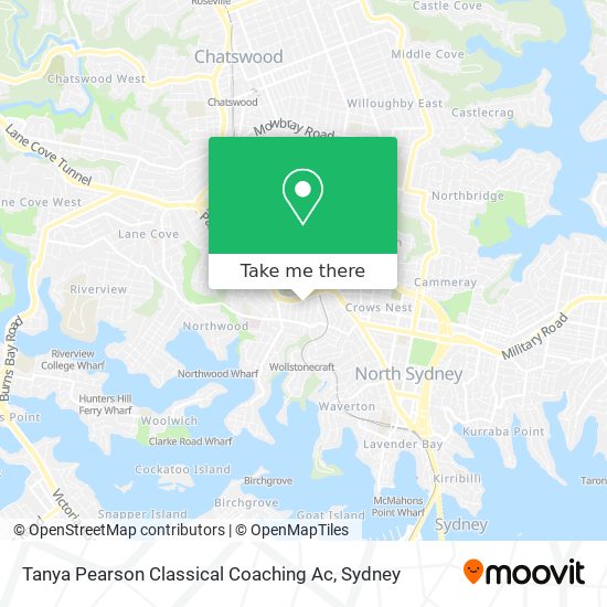 Tanya Pearson Classical Coaching Ac map