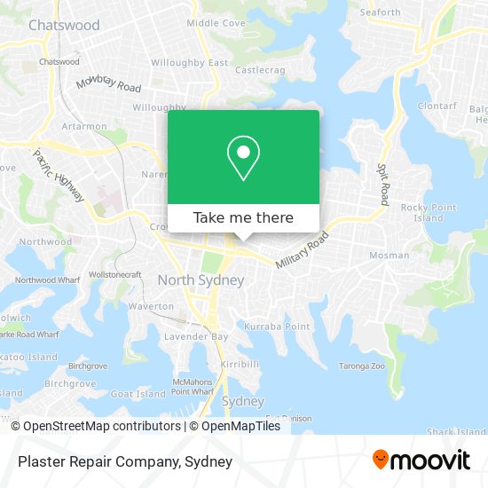Plaster Repair Company map