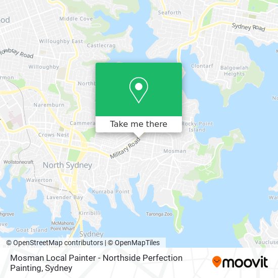 Mosman Local Painter - Northside Perfection Painting map
