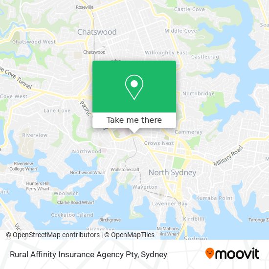 Rural Affinity Insurance Agency Pty map