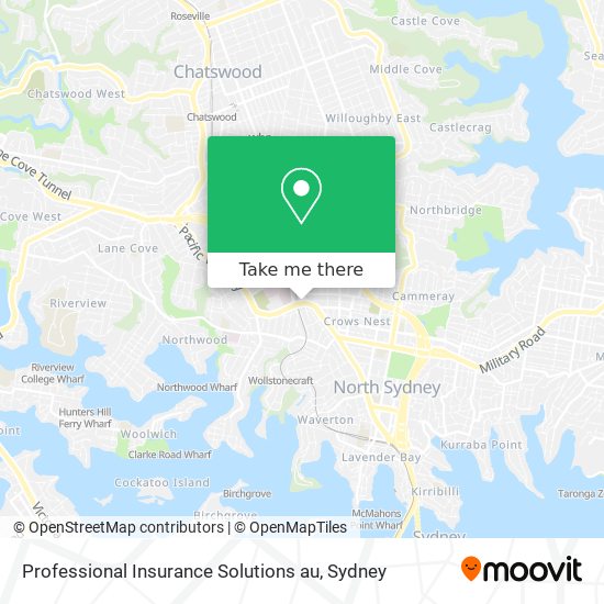 Professional Insurance Solutions au map