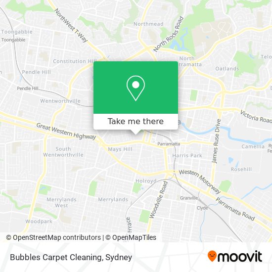 Mapa Bubbles Carpet Cleaning