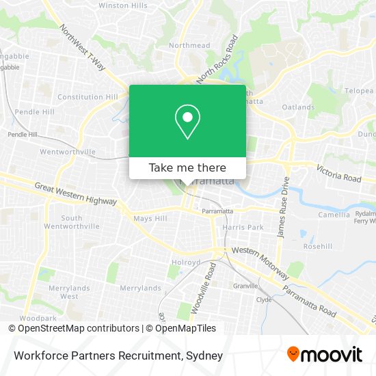 Workforce Partners Recruitment map