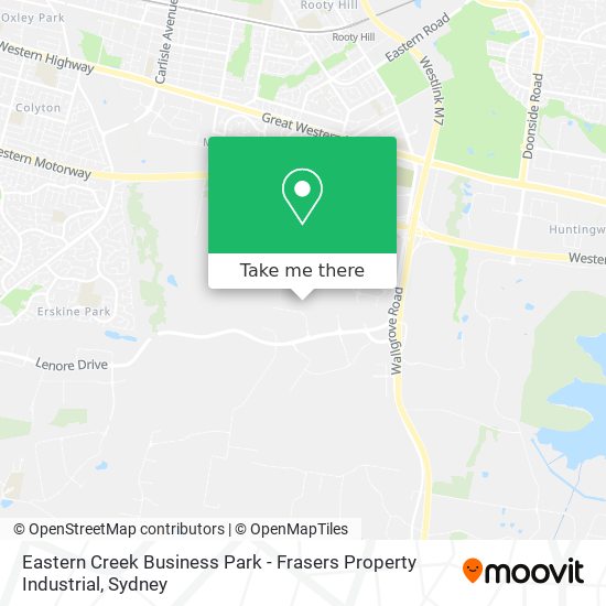 Mapa Eastern Creek Business Park - Frasers Property Industrial