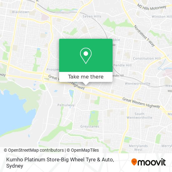 Kumho Platinum Store-Big Wheel Tyre & Auto map