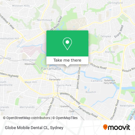 Globe Mobile Dental CL map