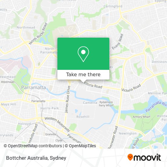 Bottcher Australia map