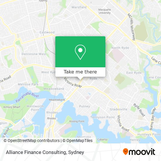 Alliance Finance Consulting map