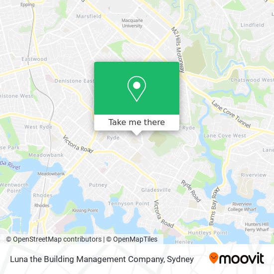 Luna the Building Management Company map