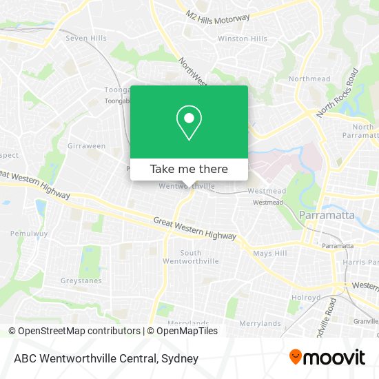 ABC Wentworthville Central map