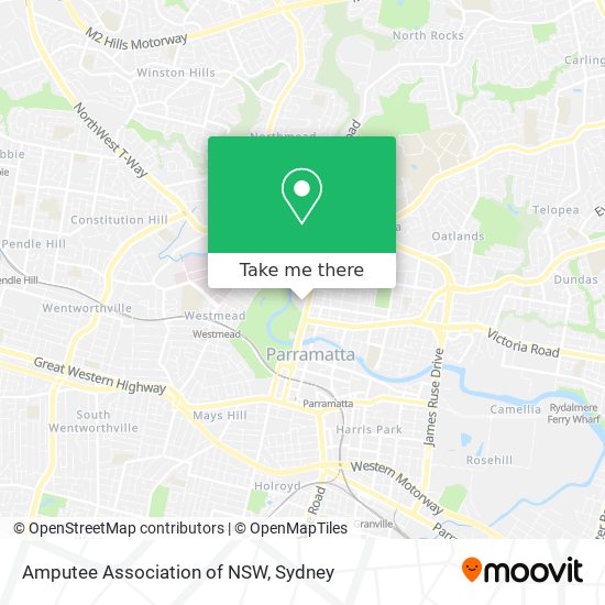 Mapa Amputee Association of NSW