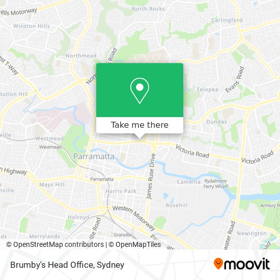 Brumby's Head Office map