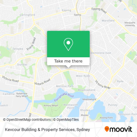 Kevcour Building & Property Services map