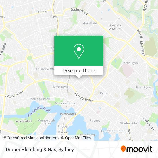 Mapa Draper Plumbing & Gas