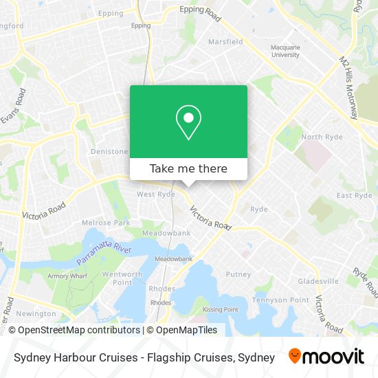 Sydney Harbour Cruises - Flagship Cruises map