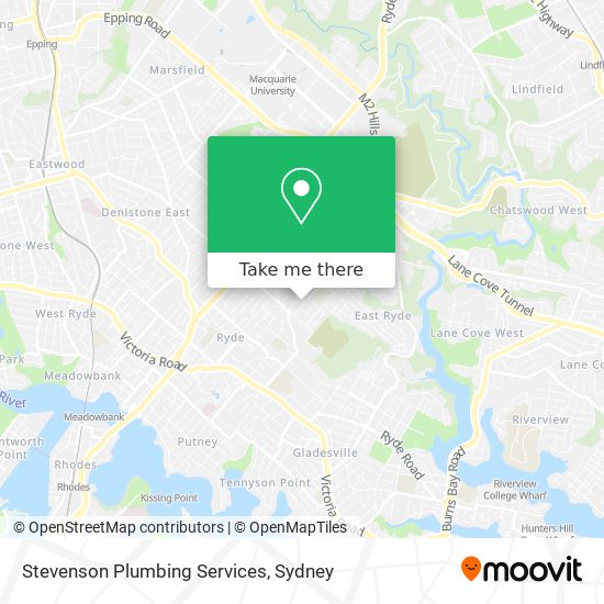Stevenson Plumbing Services map
