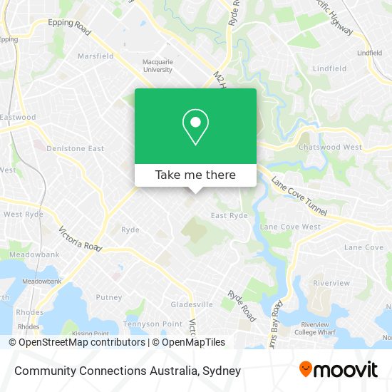 Mapa Community Connections Australia