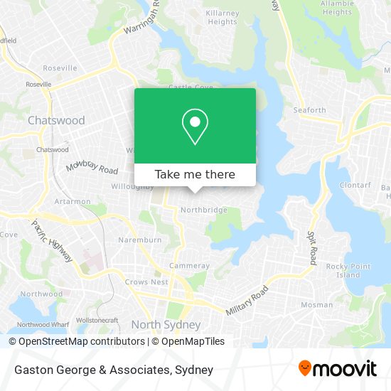 Gaston George & Associates map