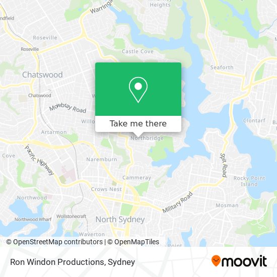 Ron Windon Productions map