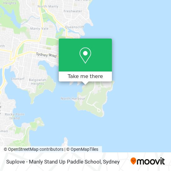 Suplove - Manly Stand Up Paddle School map