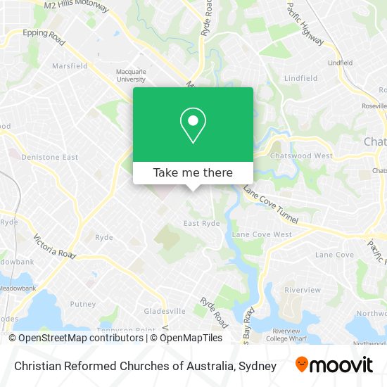 Christian Reformed Churches of Australia map