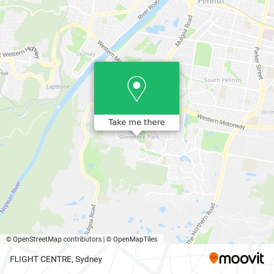 FLIGHT CENTRE map