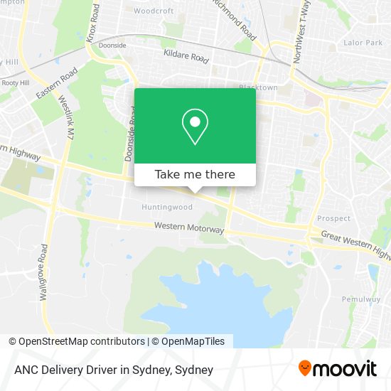 Mapa ANC Delivery Driver in Sydney