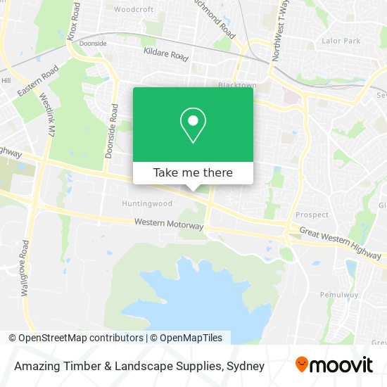 Mapa Amazing Timber & Landscape Supplies