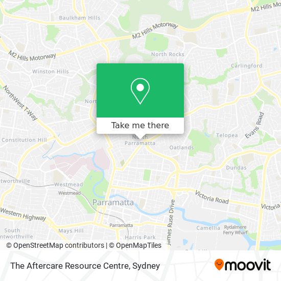 The Aftercare Resource Centre map