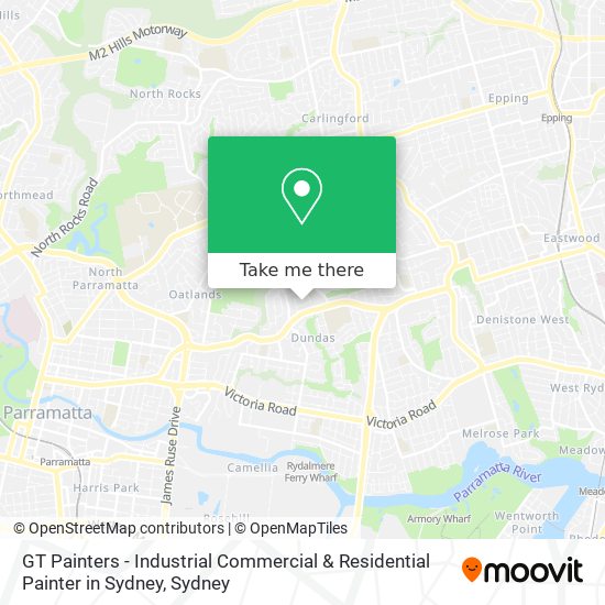 Mapa GT Painters - Industrial Commercial & Residential Painter in Sydney