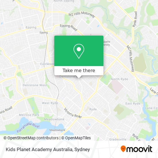 Kids Planet Academy Australia map