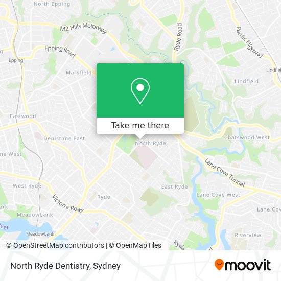North Ryde Dentistry map