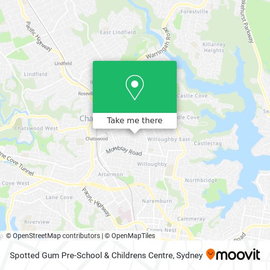 Mapa Spotted Gum Pre-School & Childrens Centre