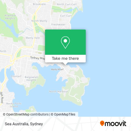 Mapa Sea Australia