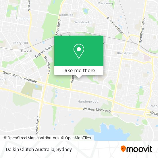 Mapa Daikin Clutch Australia