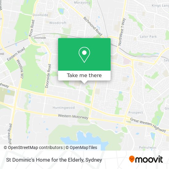 St Dominic's Home for the Elderly map